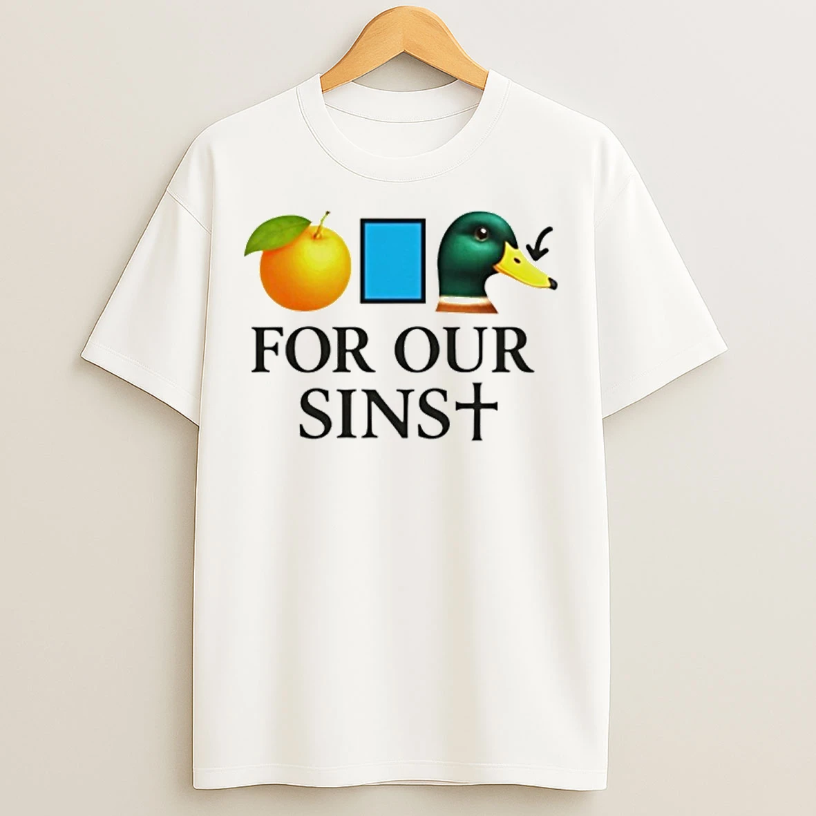 Orange Duck For Our Sins T Shirts