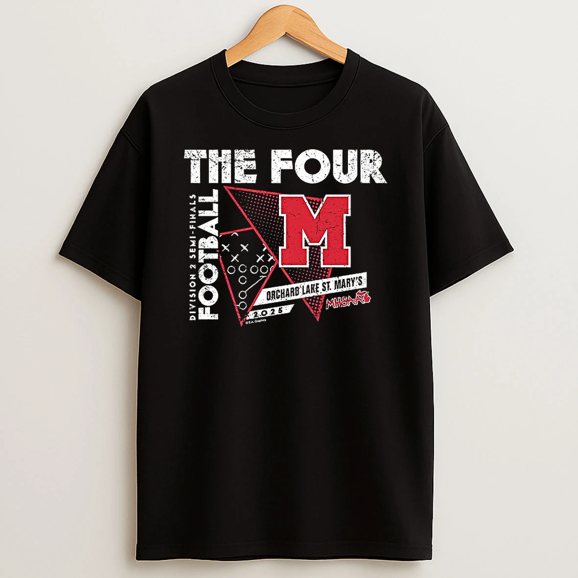 Orchard Lake St Marys 2025 Mhsaa Football Division 2 The Four Shirts