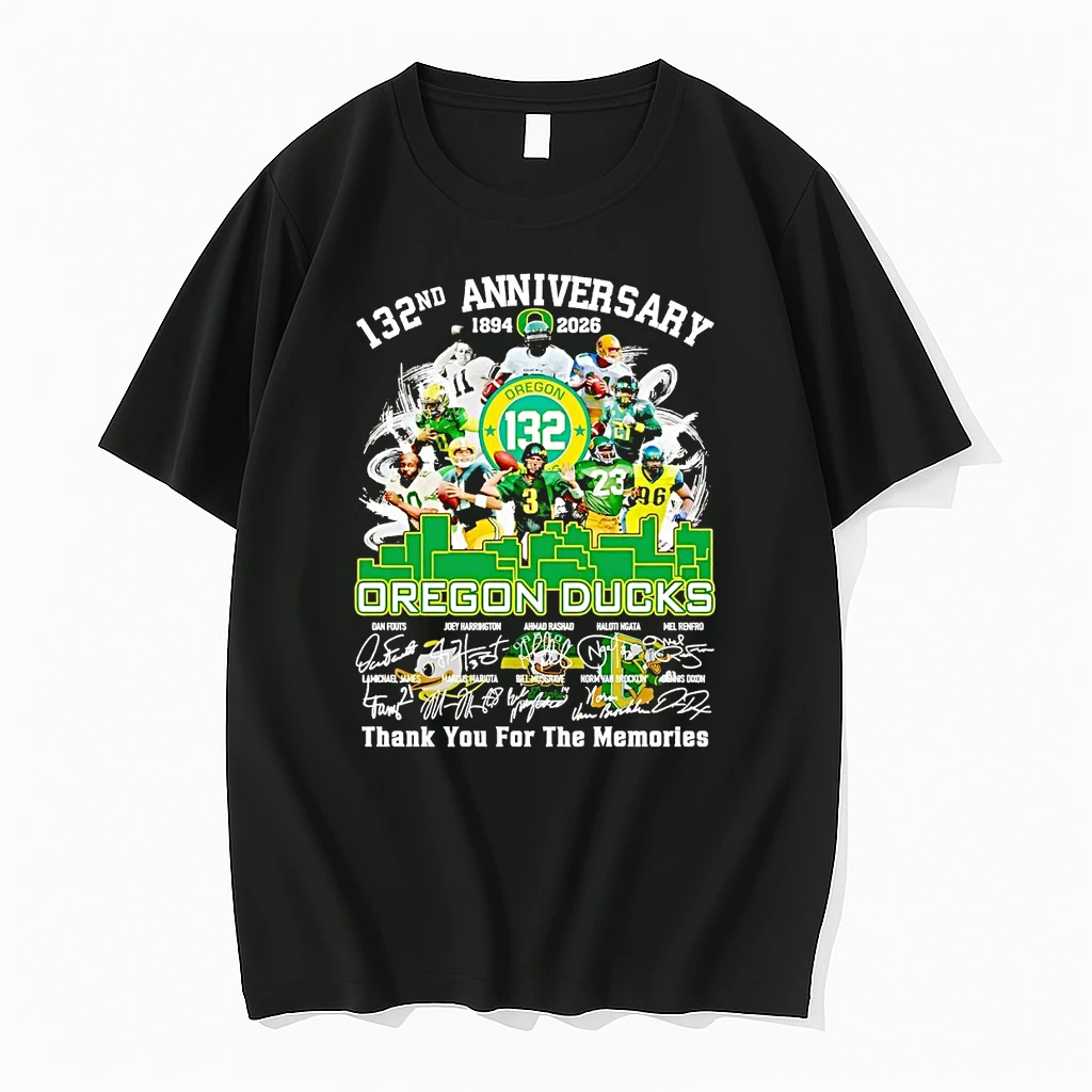 Oregon Ducks 132nd Anniversary 2026 Thank You For The Memories Shirts