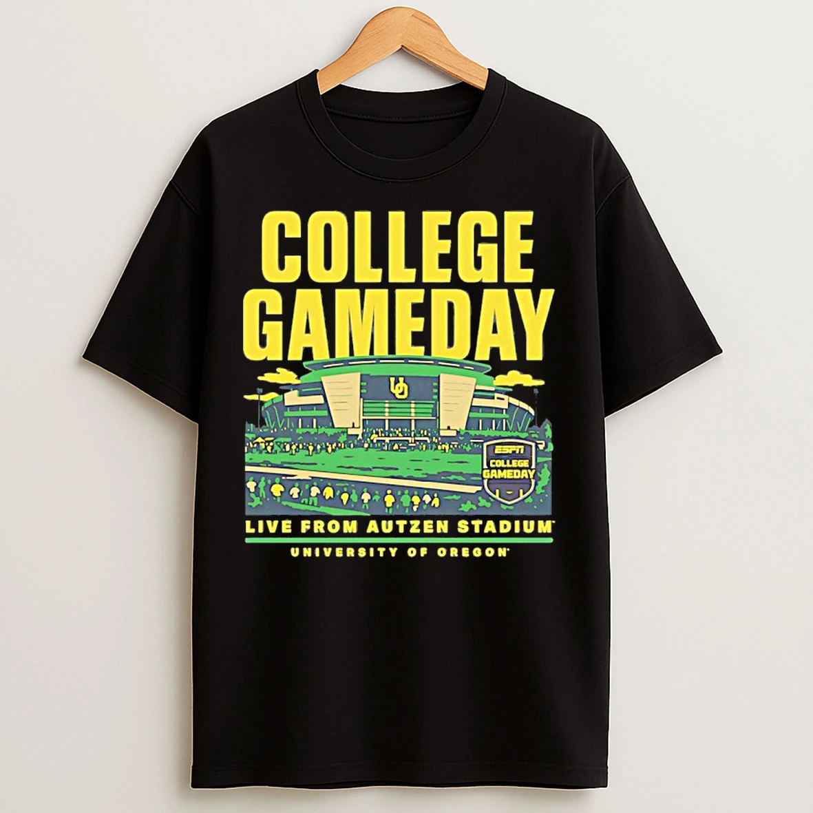 Oregon Ducks 2025 College Gameday Stadium T Shirts