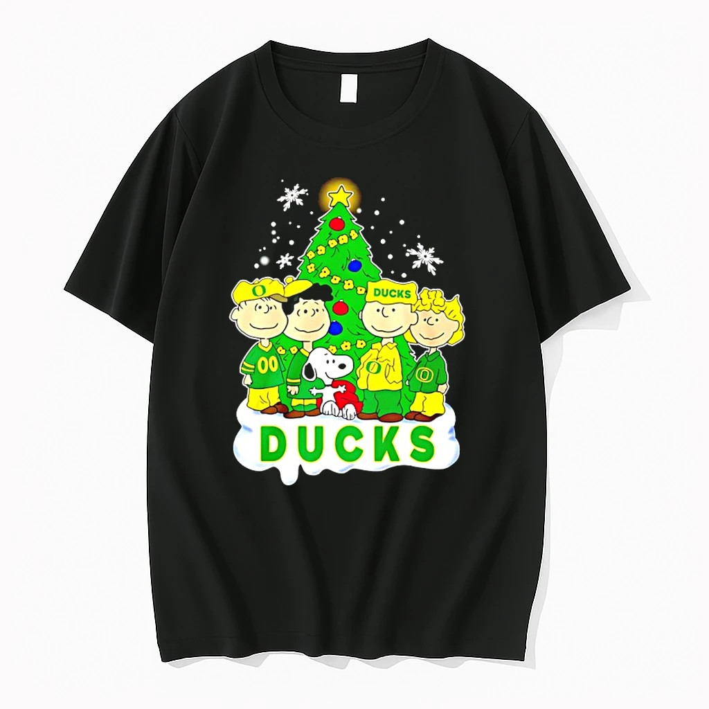 Oregon Ducks Snoopy And The Peanuts Christmas 2025 Shirts