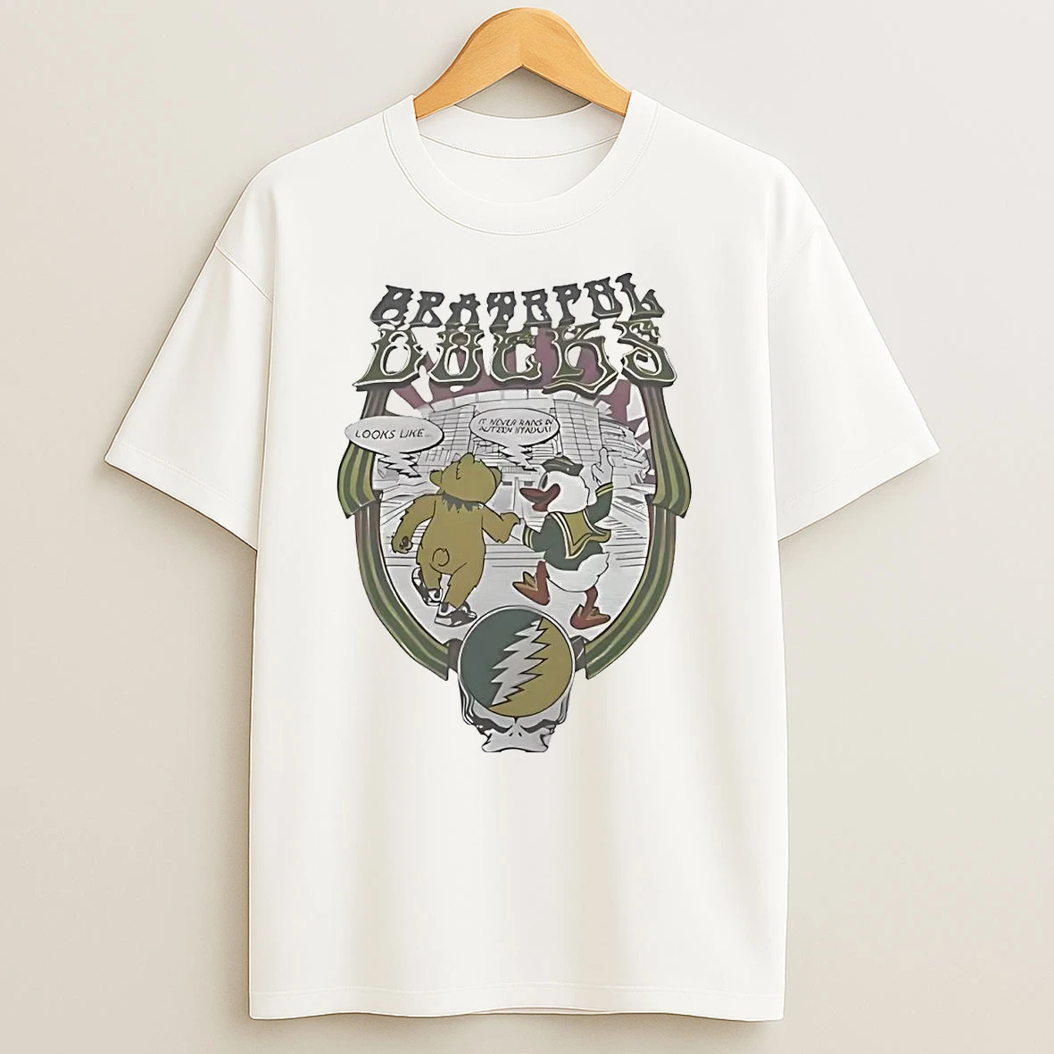 Oregon Ducks Dancing Bear Grateful Dead T Shirts