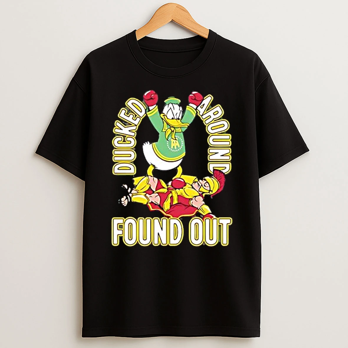 Oregon Ducks Win Usc Trojans Ducked Around Found Out Mascots Shirts