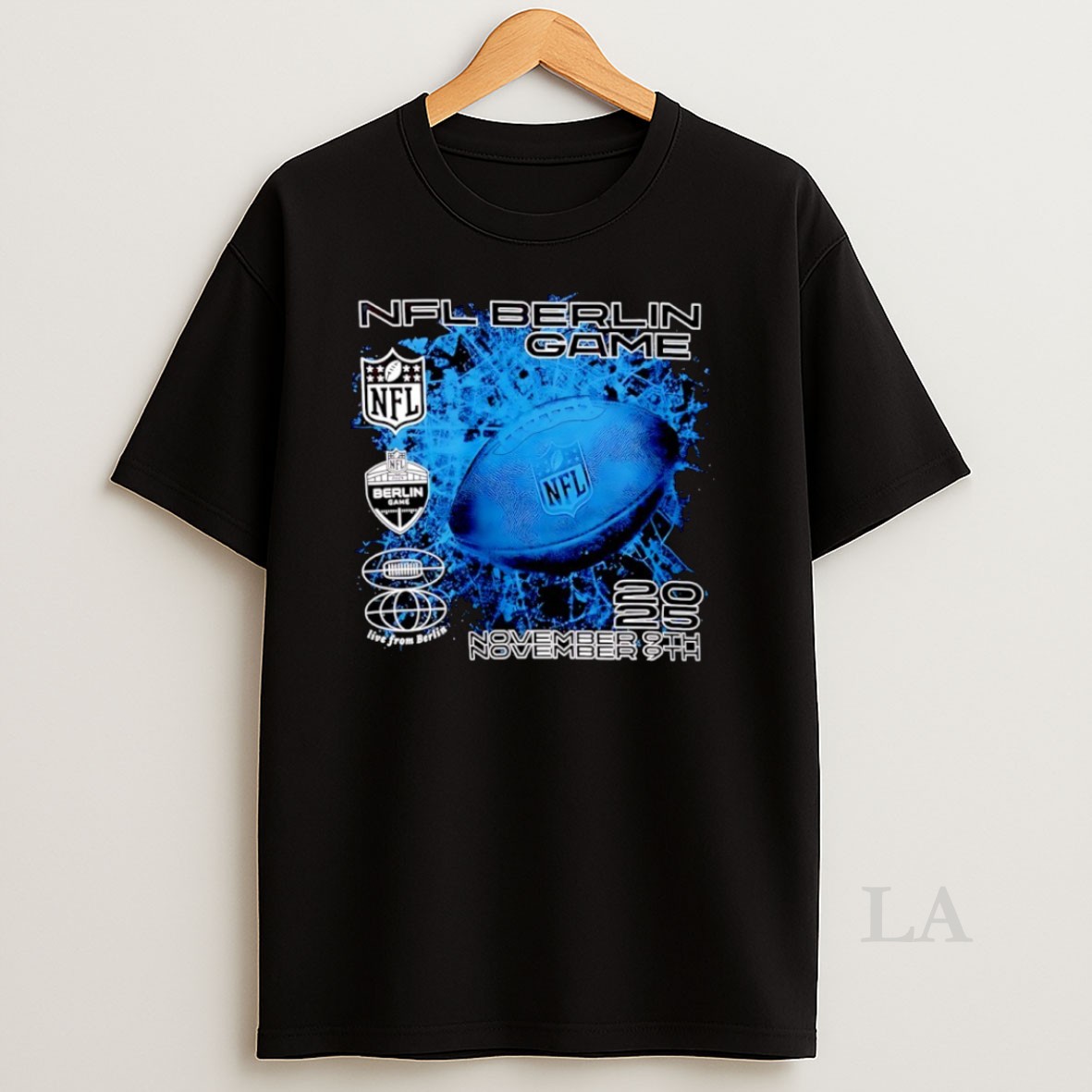 Original 2025 Nfl Berlin Game Logo Shirt