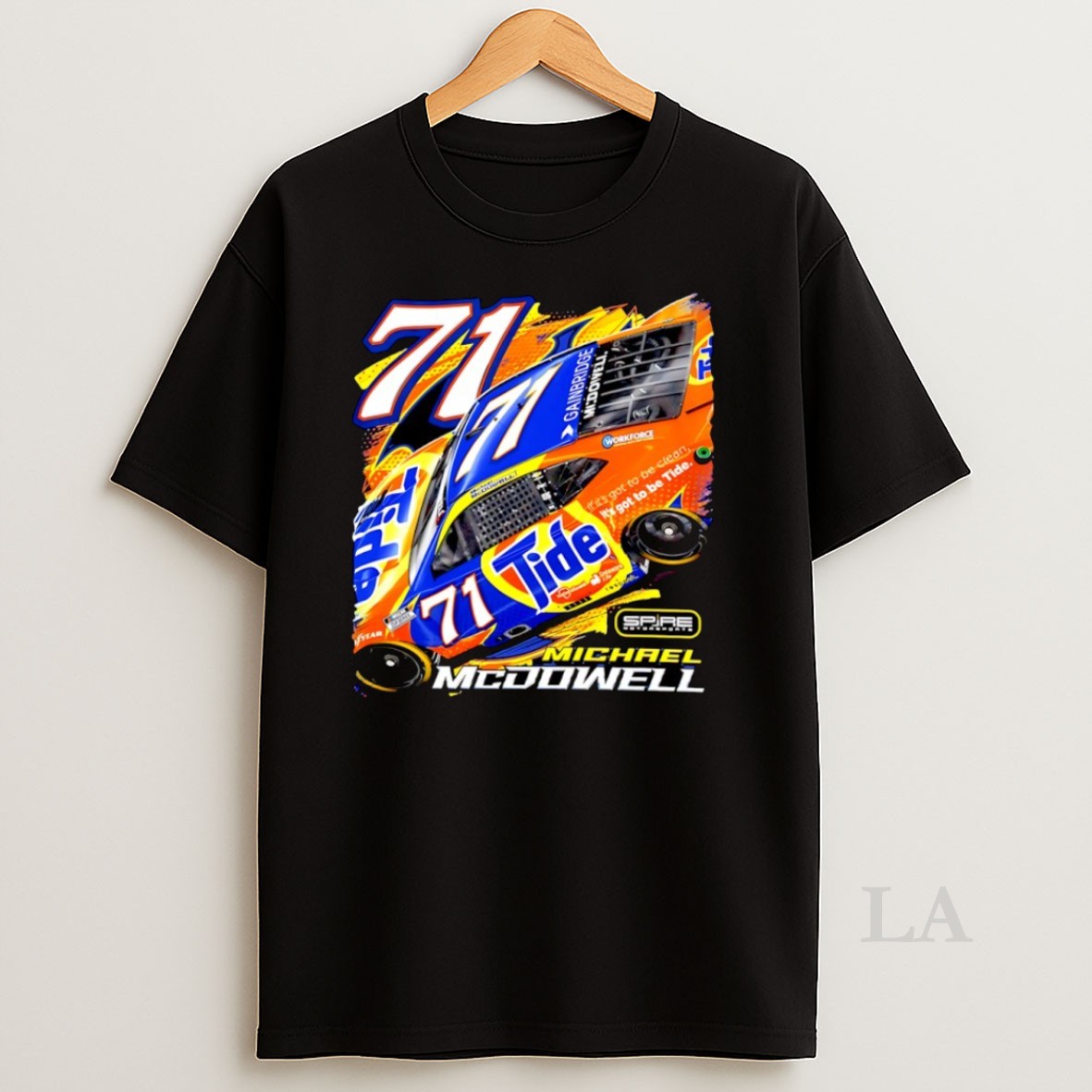 Original 71 Michael Mcdowell Tide Racing Car Shirt