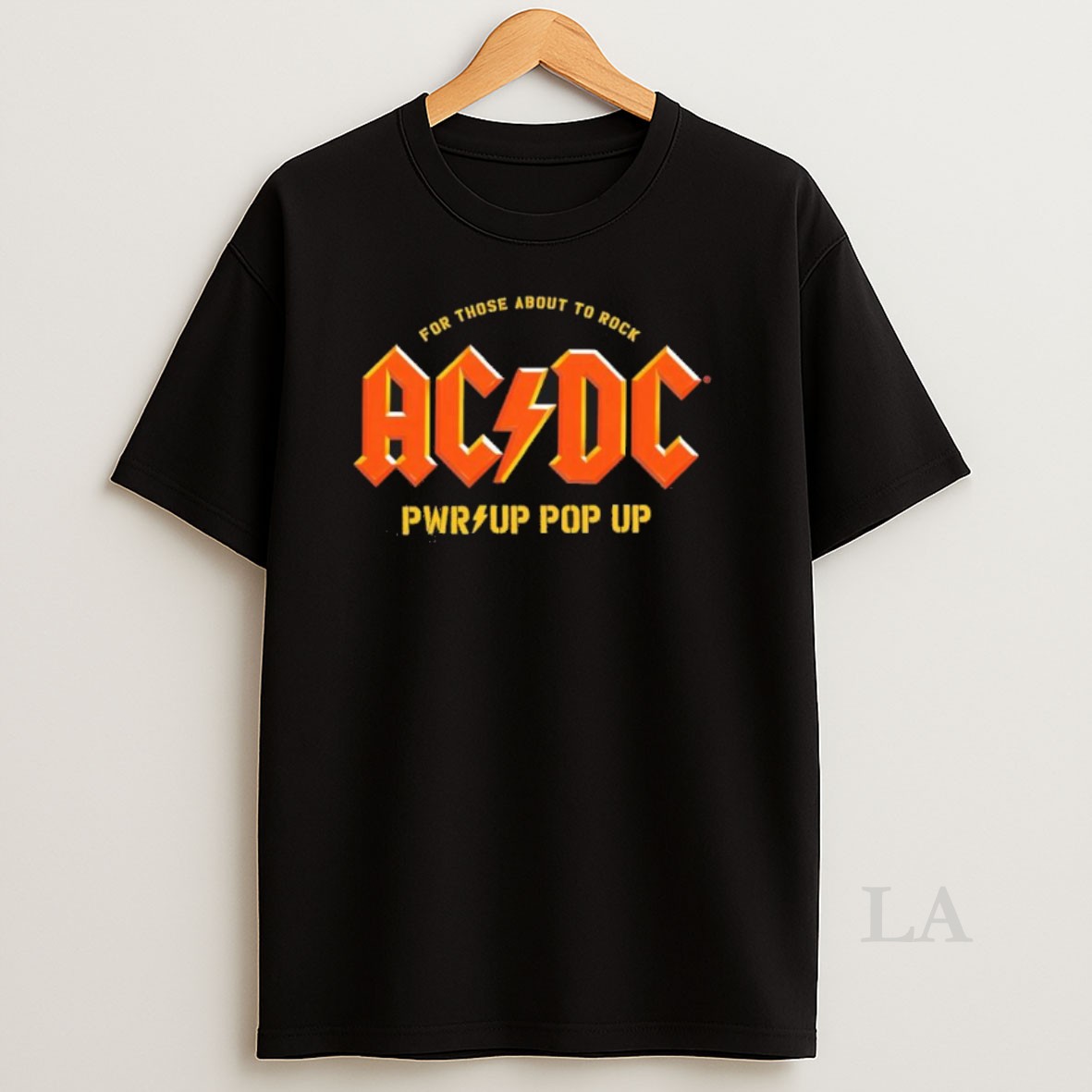 Original Ac Dc For Those About To Rock Pwr Up Pop Up Shirt