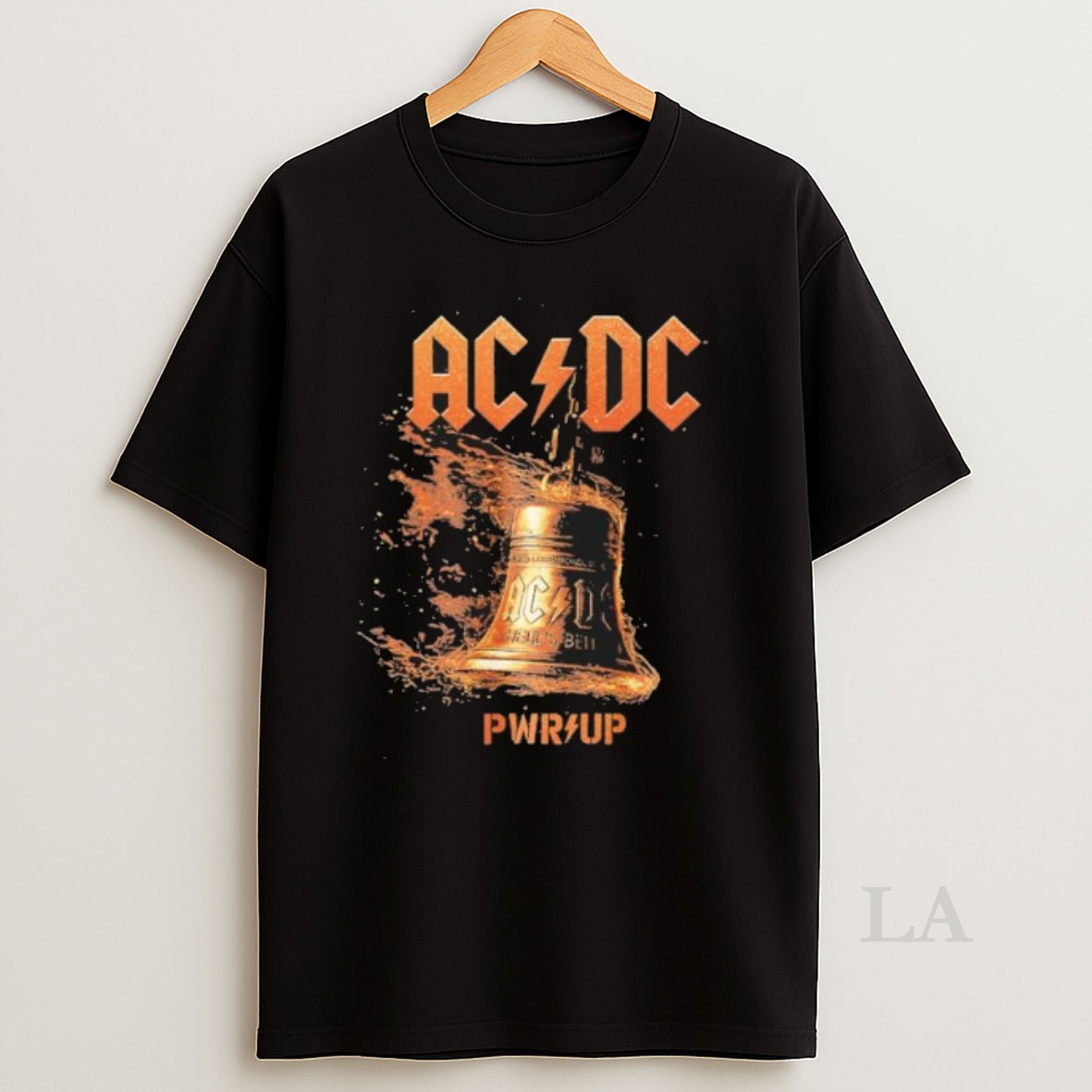 Original Ac Dc Hells Bells Lightning Pwr Up 2025 Australian Tour Shirt