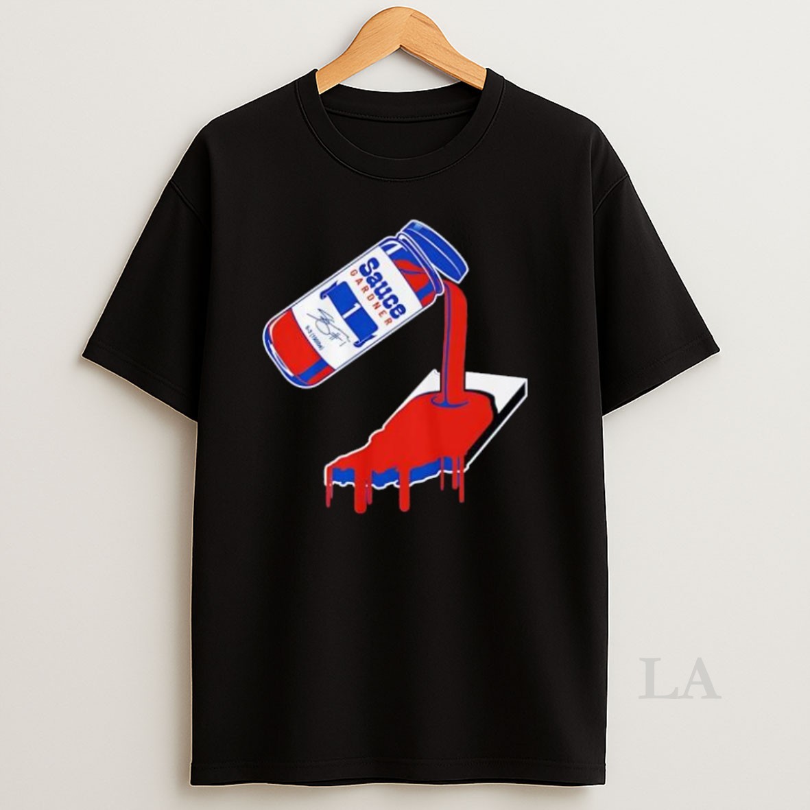 Original Ahmad Sauce Gardner Indy Sauce Bottle Water Shirt