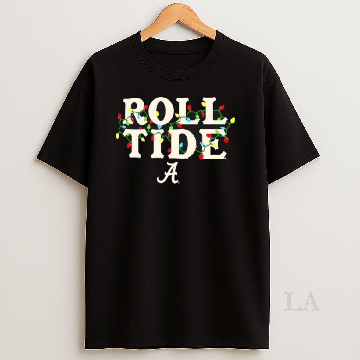 Original Alabama Crimson Tide Roll Tide String Lights Christmas Shirt