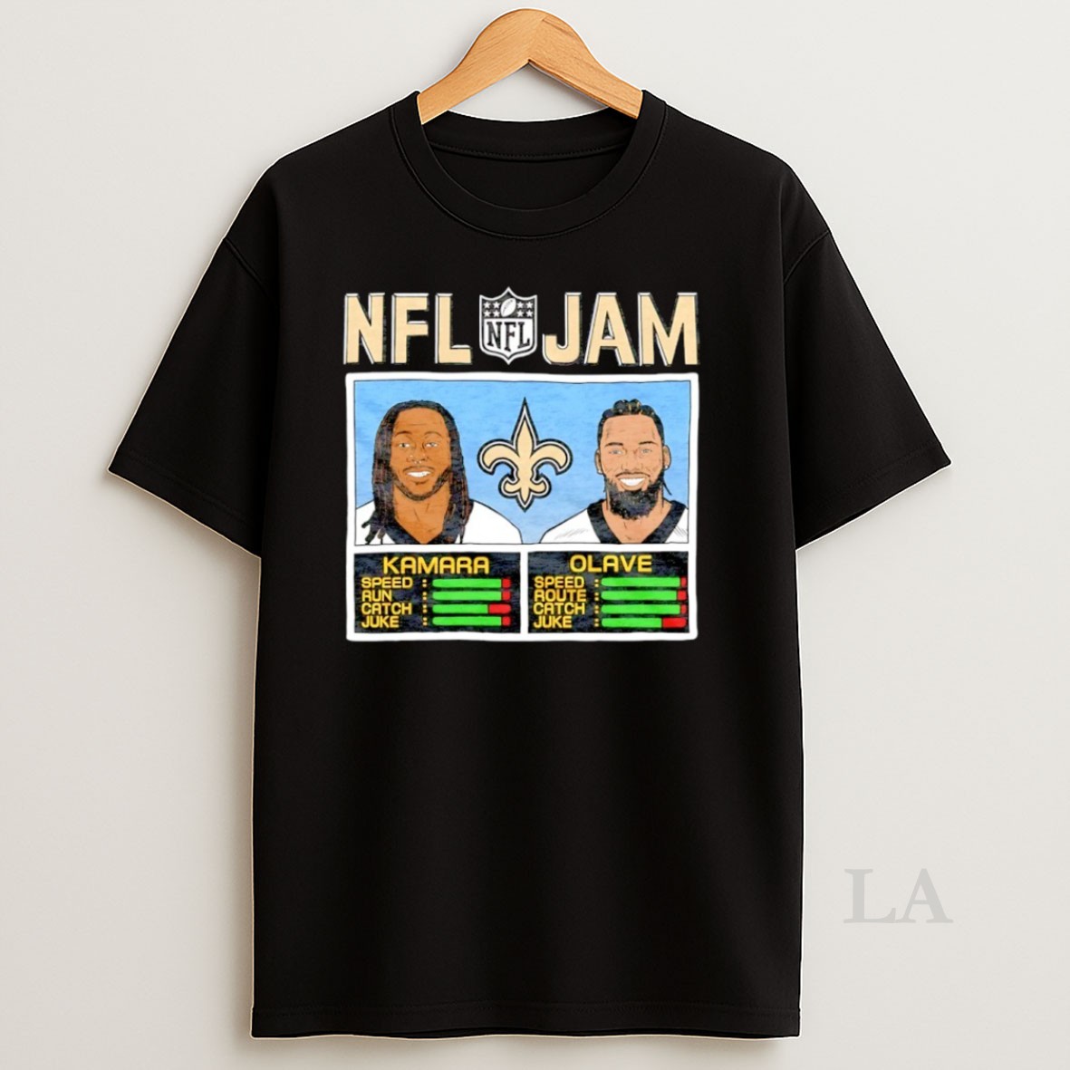 Original Alvin Kamara And Chris Olave New Orleans Saints Nfl Jam Shirt