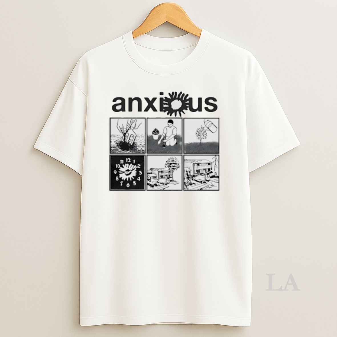 Original Anxious Van Comic Style Shirt