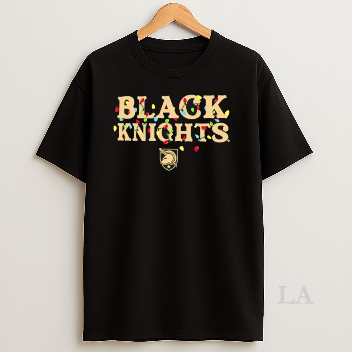 Original Army Black Knights String Lights Christmas Shirt