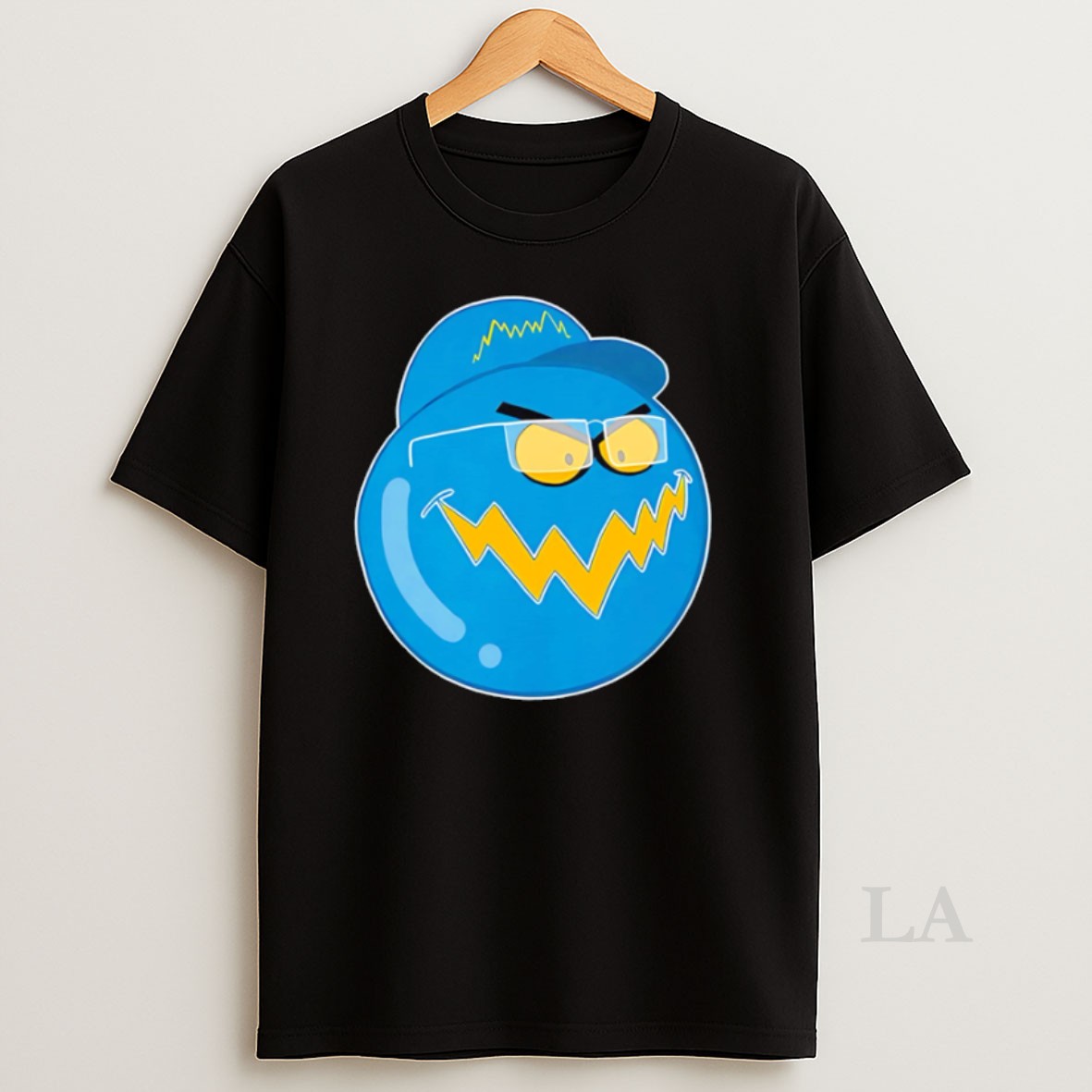 Original Awesome Cursed Bubble Los Angeles Chargers Shirt
