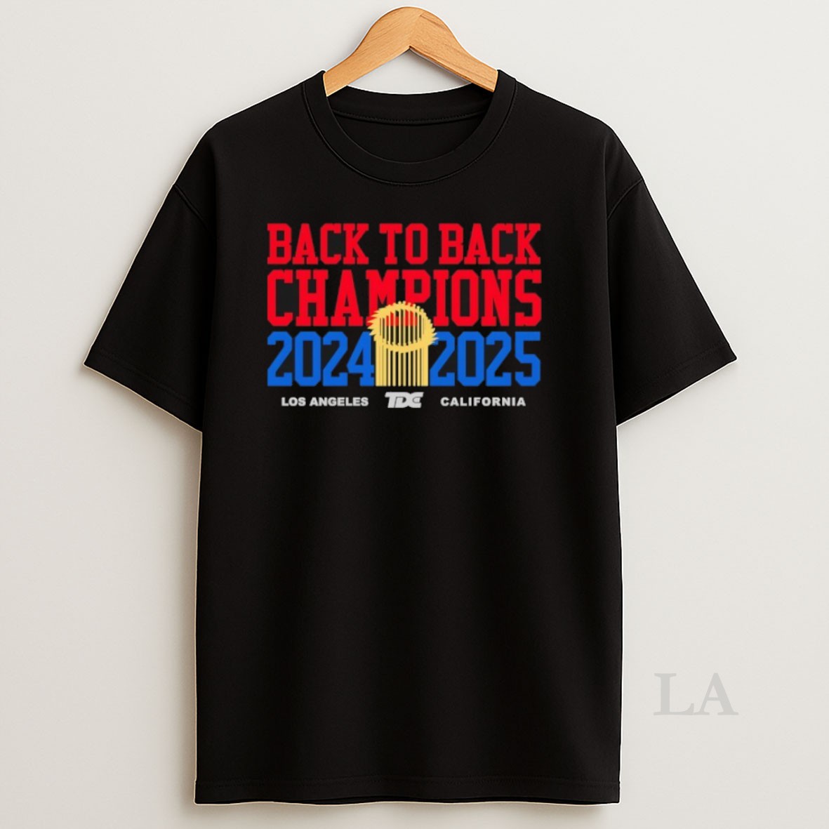 Original Back To Back Los Angeles Dodgers 2024 2025 Mlb World Series Champions Shirt