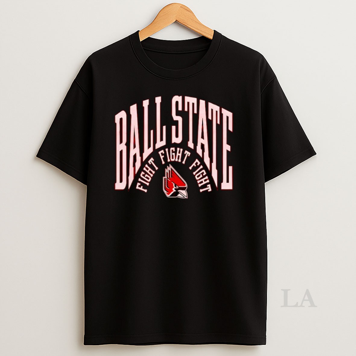 Original Ball State Fight Fight Fight Ball State Cardinals Football Shirt