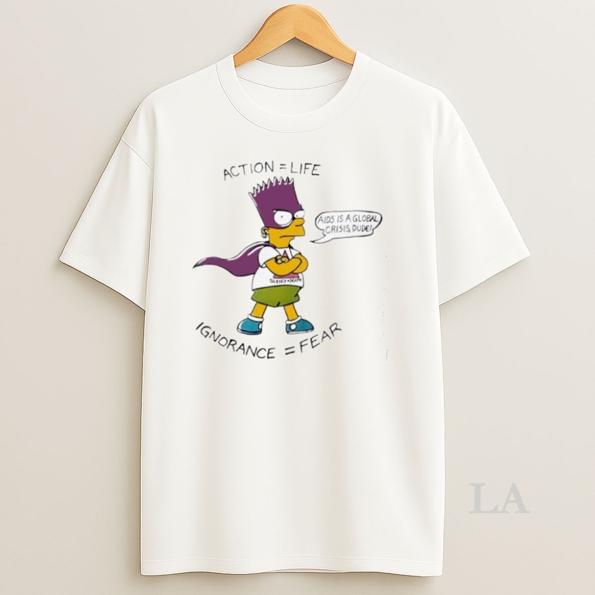 Original Bart Action Life Ignorance Fear Shirt