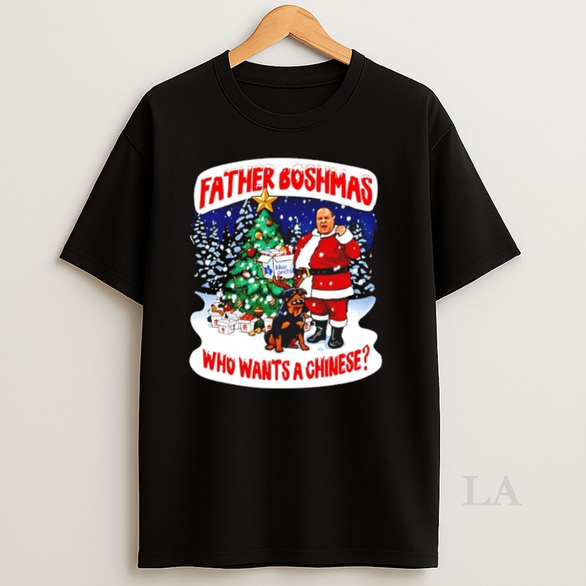 Original Big John Father Boshmas Who Wants A Chinese Christmas Jumper Shirt