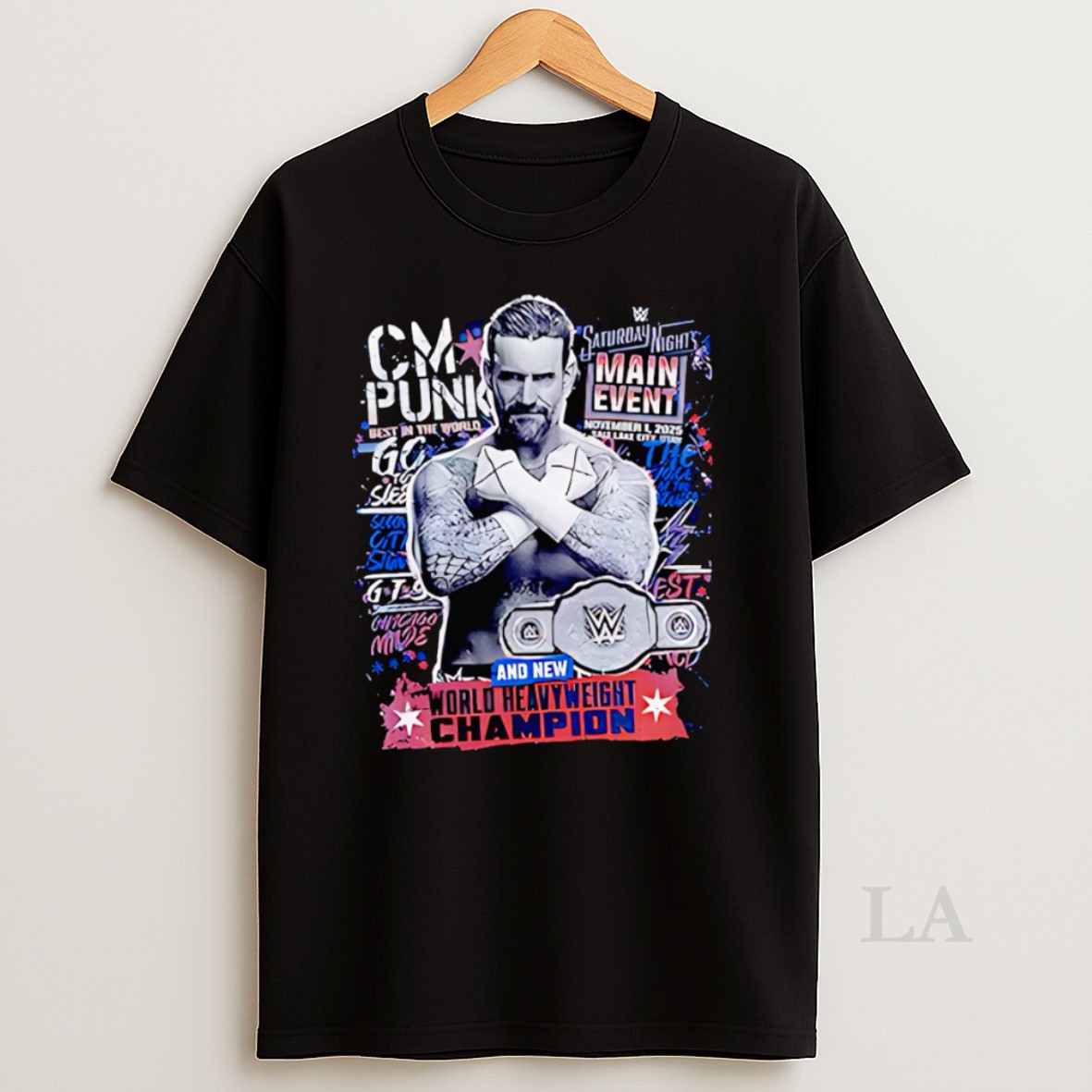 Original Cm Punk Saturday Nights Main Event Winner Shirt