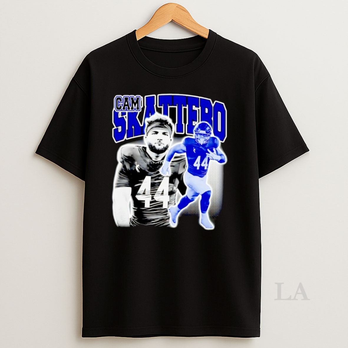 Original Cameron Skattebo New York Giants Nfl Portrait Graphic Shirt
