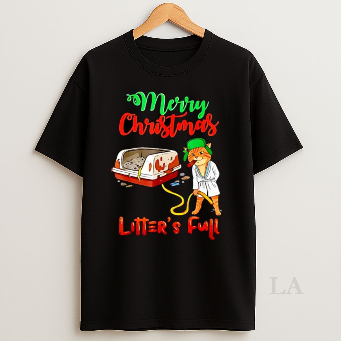 Original Cat Litters Full Merry Christmas Shirt
