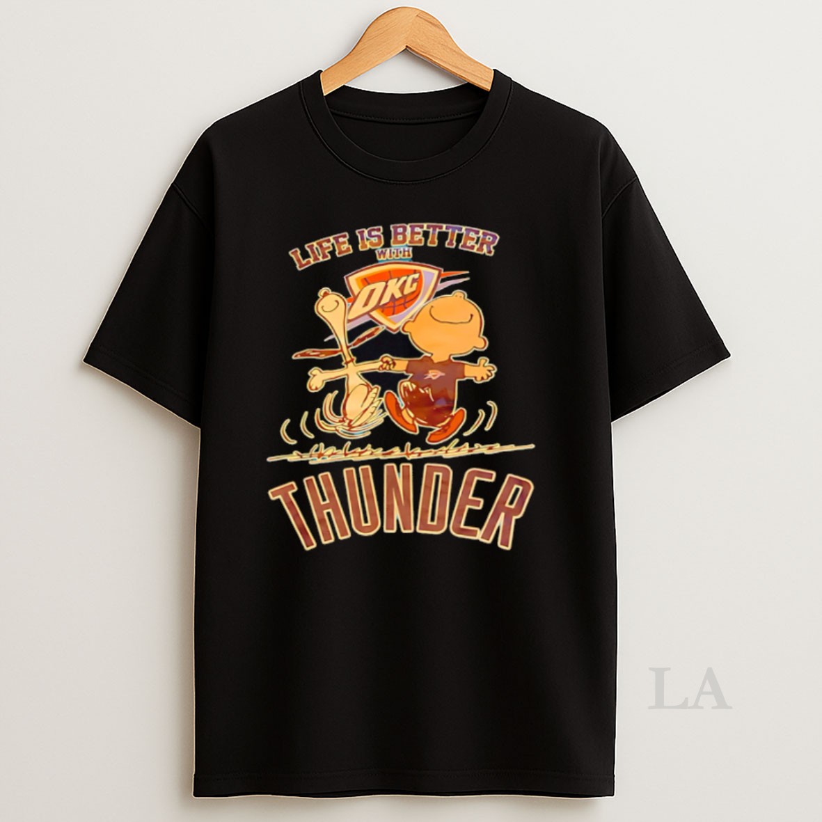 Original Charlie Brown Va Snoopy Life Is Better With Thunder Shirt
