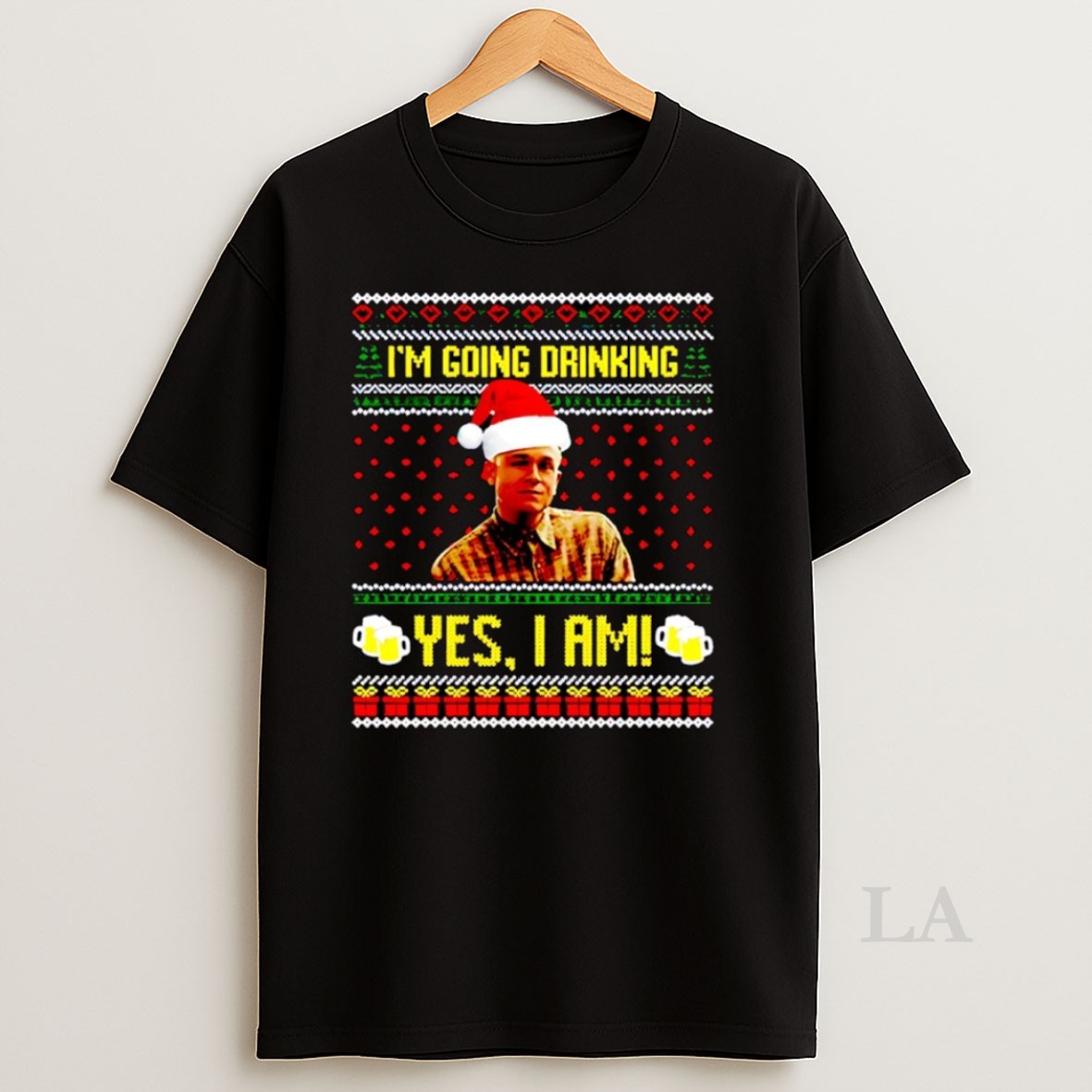 Original Charlie Hunnam Ed Gein Im Going Drinking Yes I Am Ugly Christmas Shirt