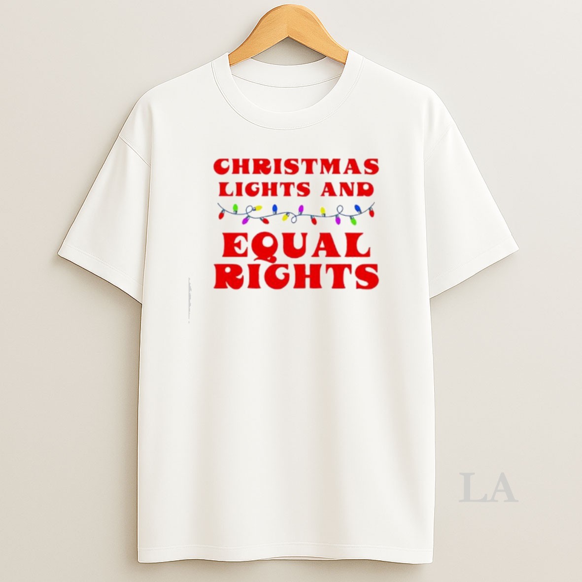Original Christmas Lights And Equal Rights Shirt