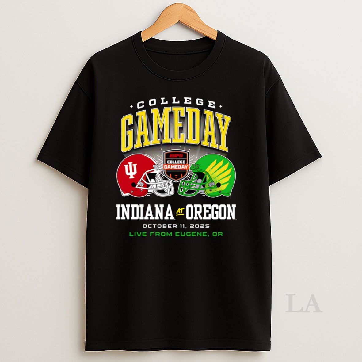 Original College Gameday Indiana Vs Oregon Helmet Shirt