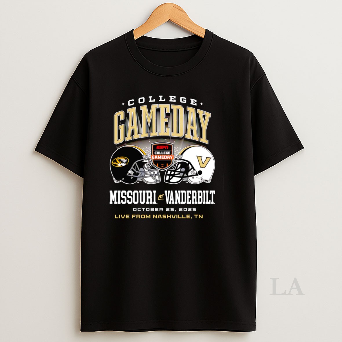 Original College Gameday Missouri Vs Vanderbilt Helmet Shirt