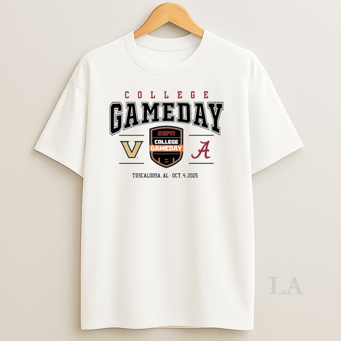 Original College Gameday Vanderbilt Vs Alabama Shirt