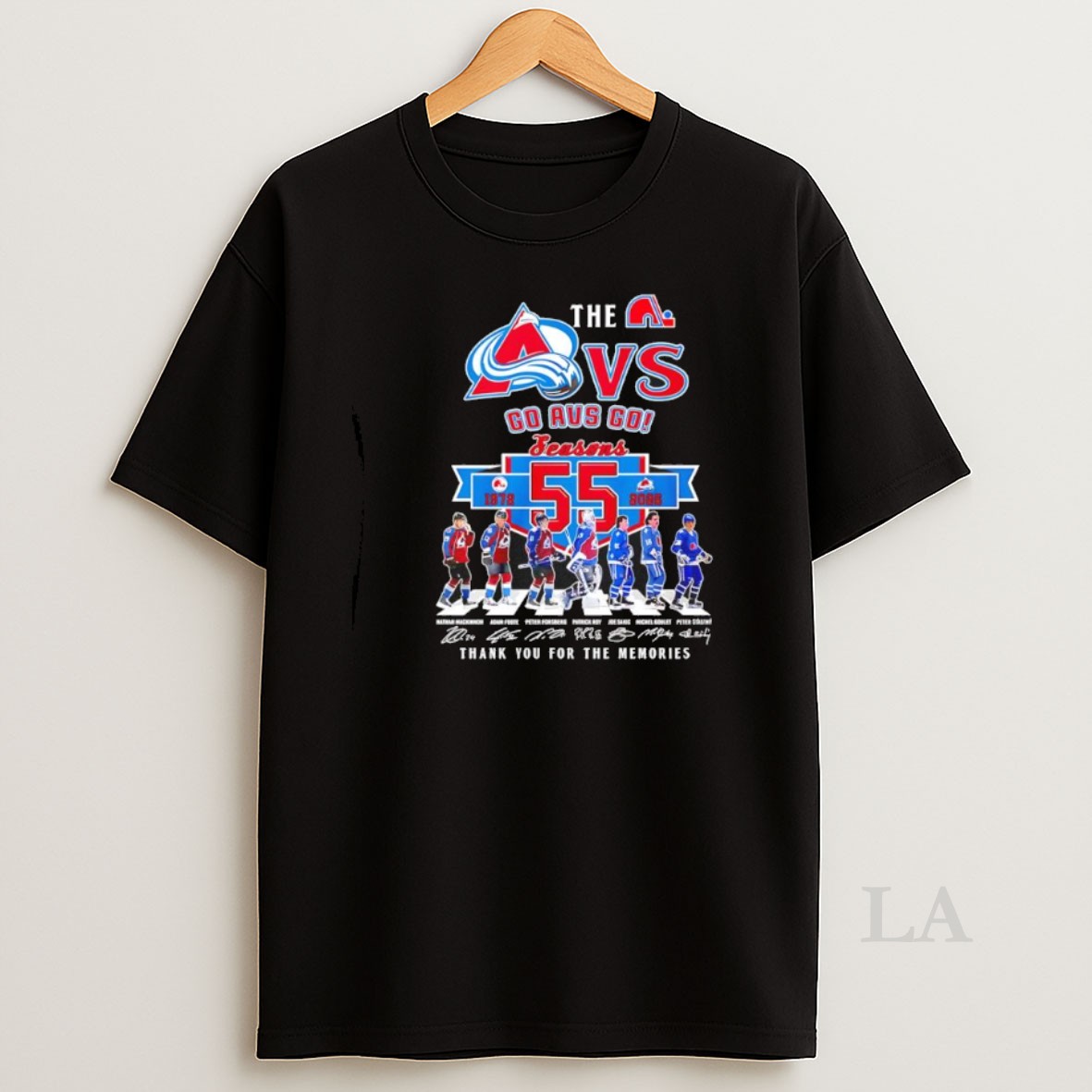 Original Colorado Avalanche 55th Anniversary Season Thank You For The Memories Shirt