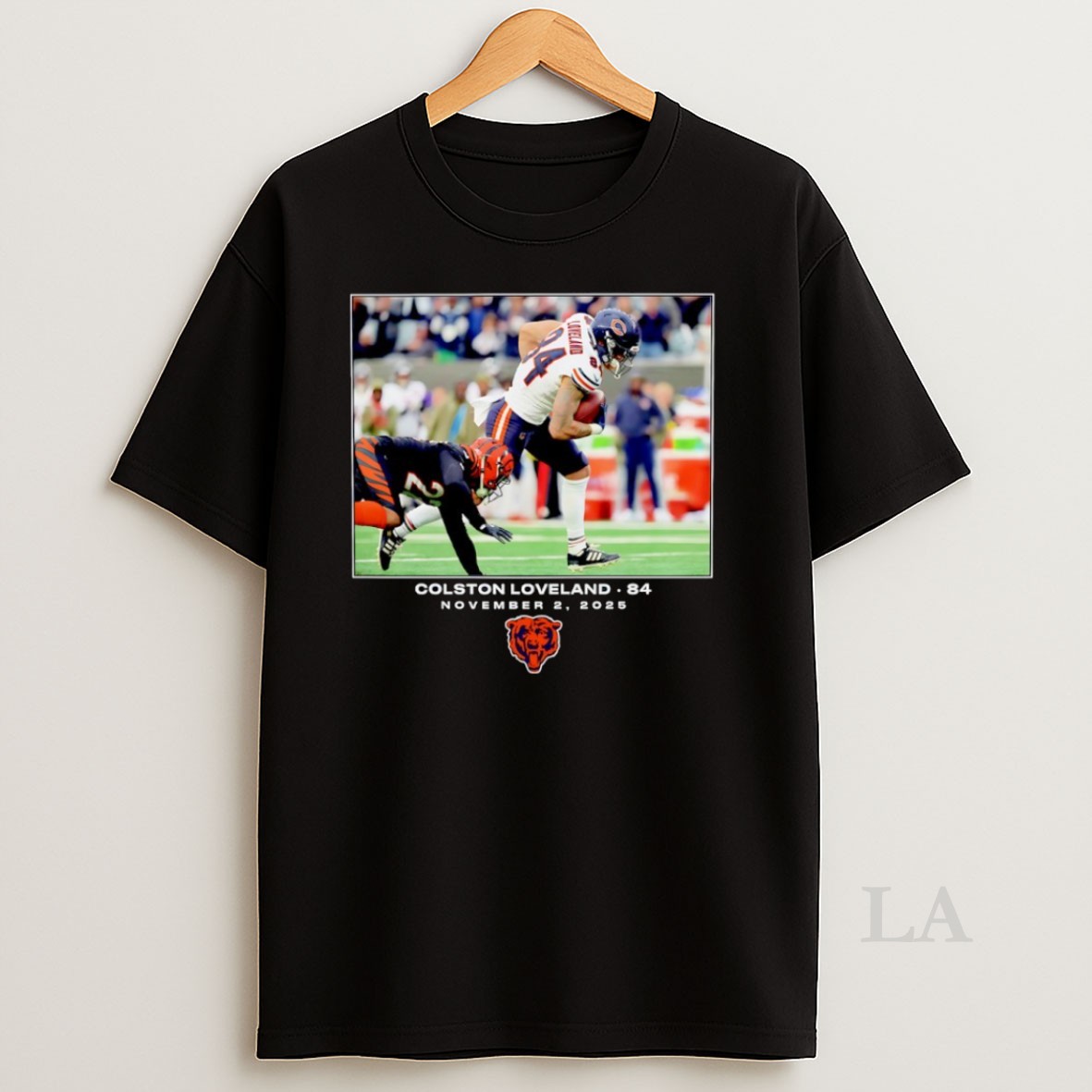 Original Colston Loveland Chicago Bears Nfl Flash Features Week 9 Photo Shirt