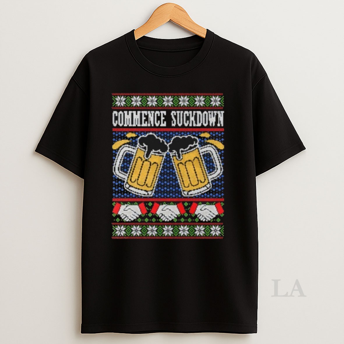 Original Commence Suckdown Ugly Christmas Shirt