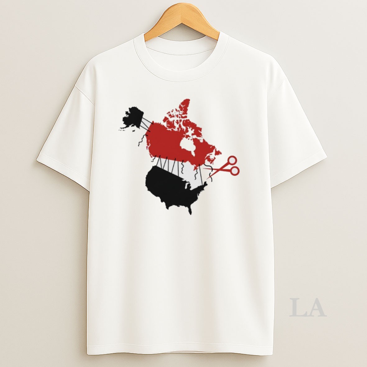 Original Cutting Ties American Map Shirt