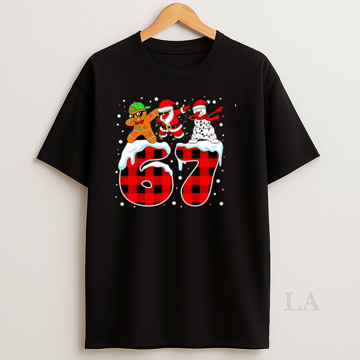 Original Dabbing Santa 67 Six Seven Christmas Shirt