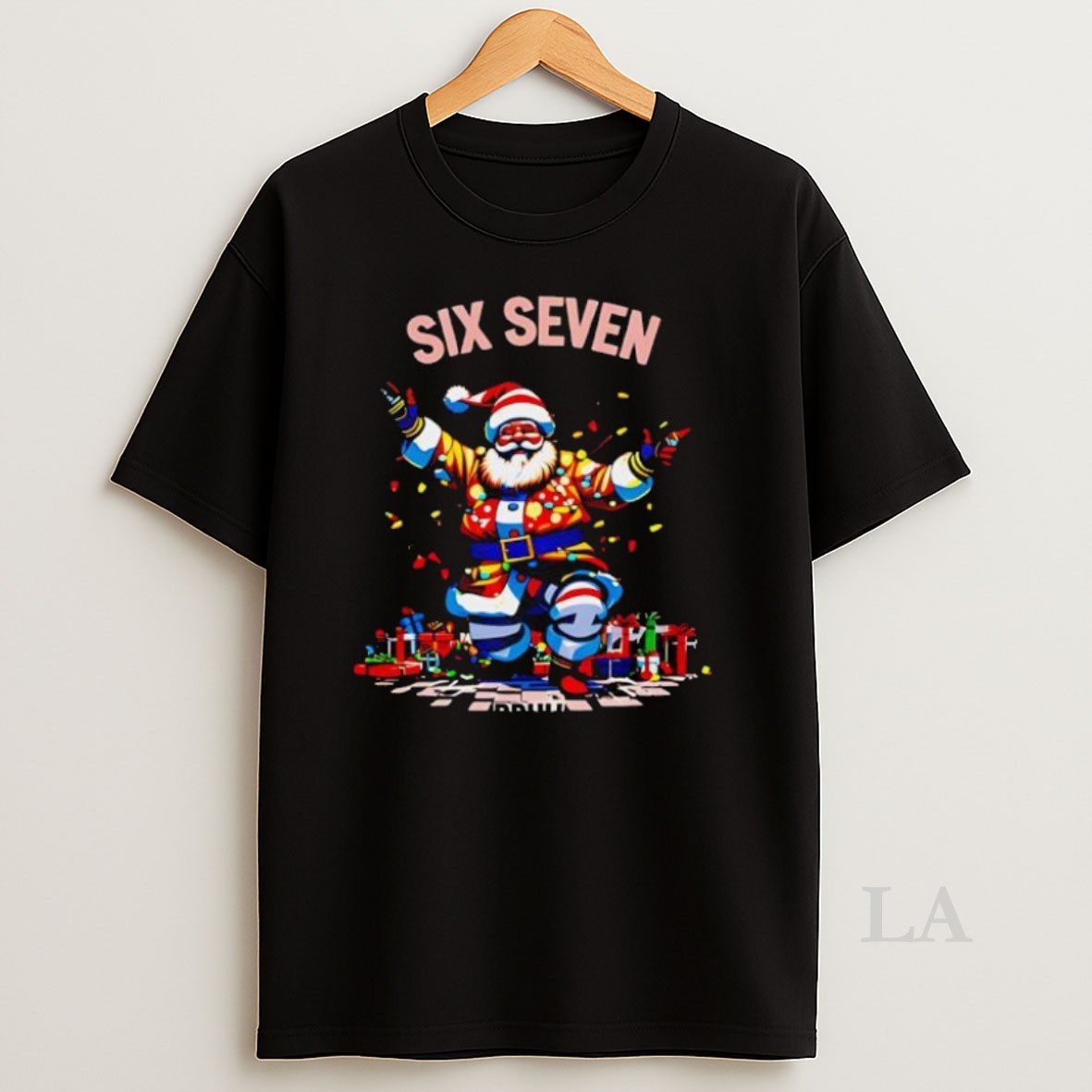 Original Dancing Santa Six Seven Christmas Funny Shirt