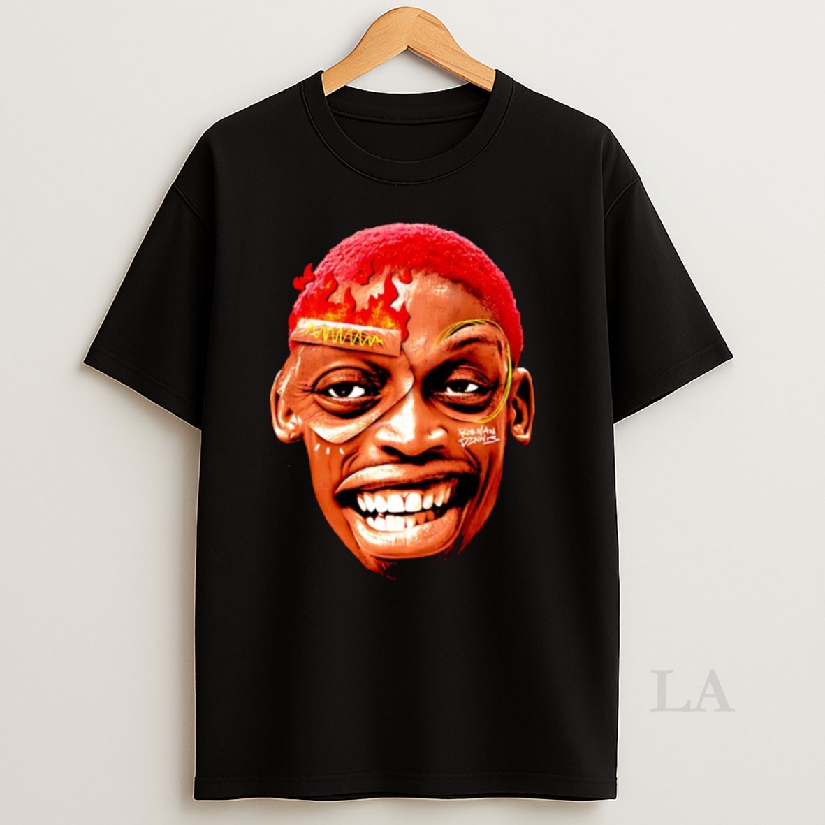 Original Dennis Rodman Big Head Crazyhead Bad Boy Shirt