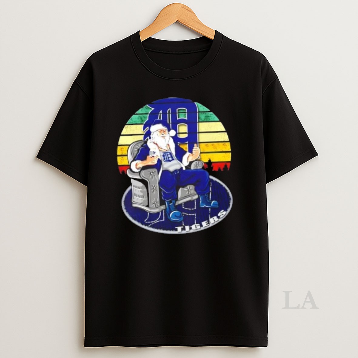 Original Detroit Tigers X Santa Claus Christmas Vintage Shirt