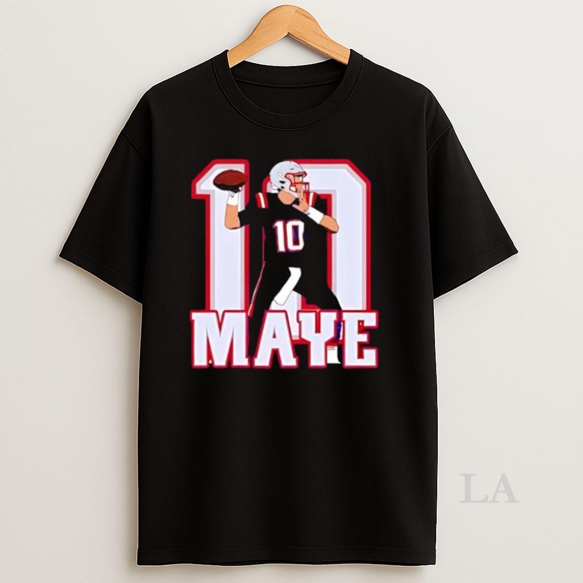 Original Drake Maye 10 New England Football Player Shirt