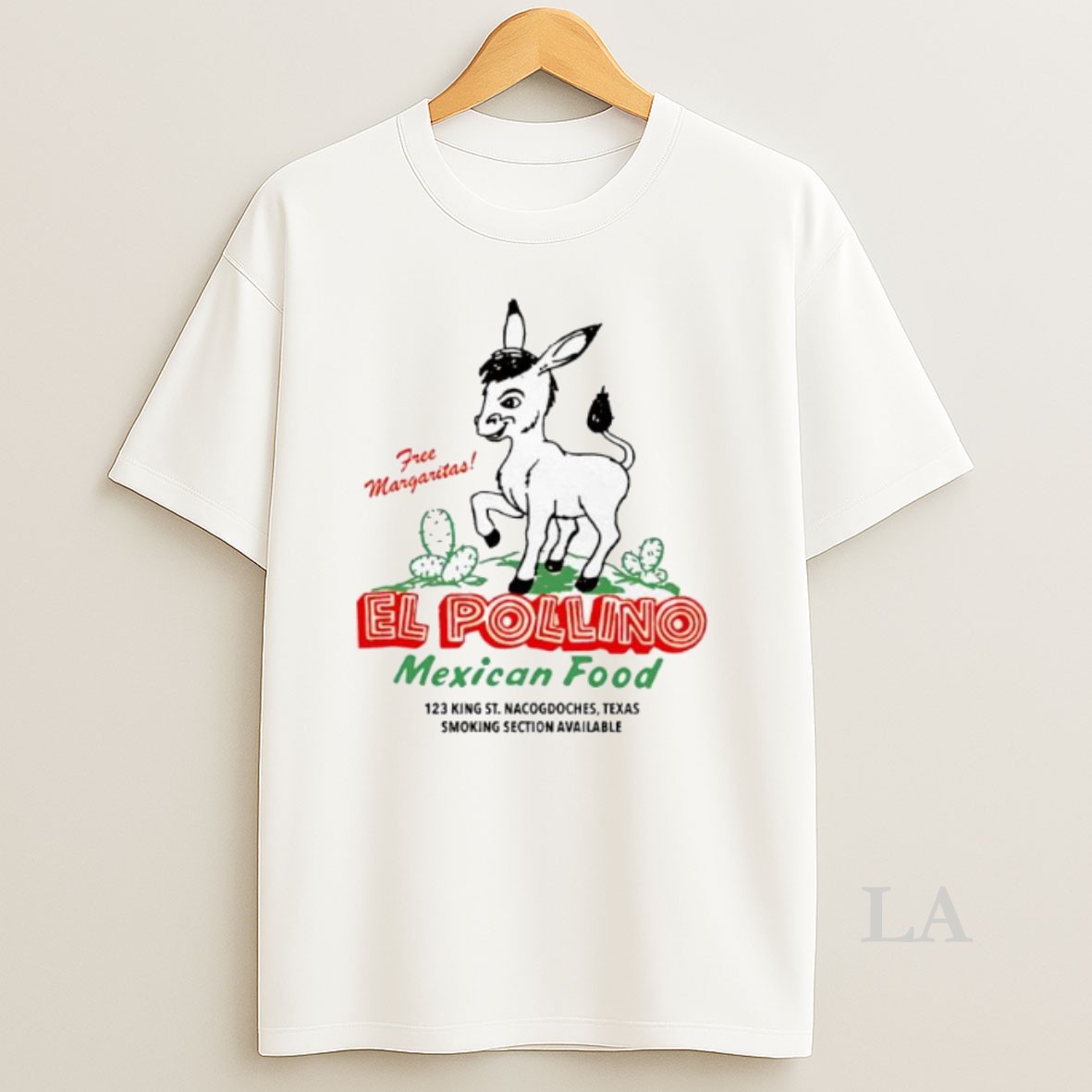 Original El Pollino Mexican Food 123 King St Shirt