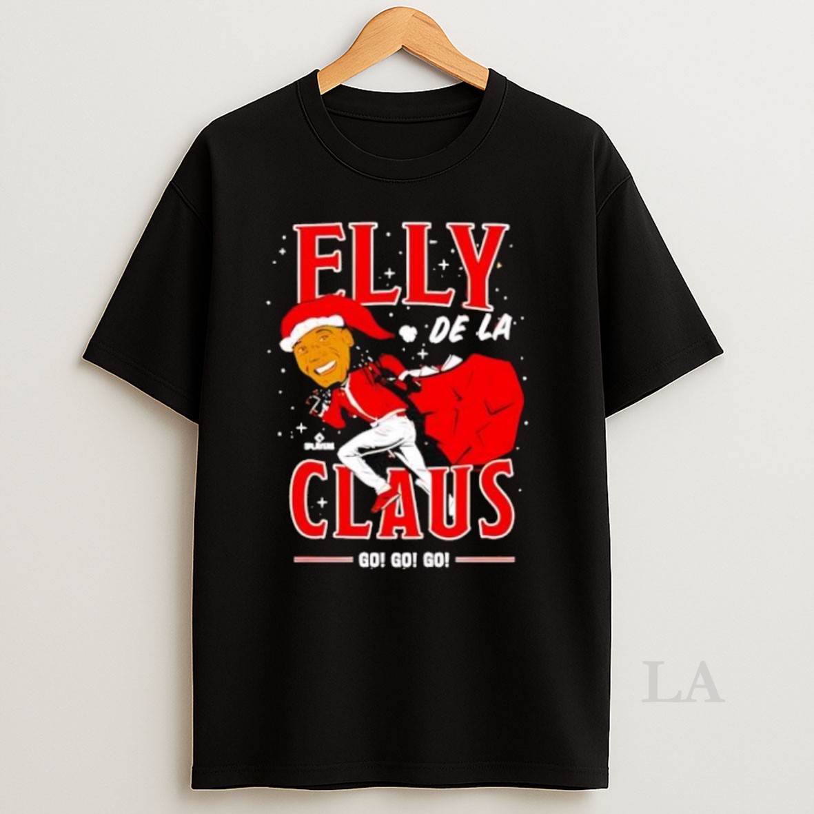 Original Elly De La Claus Go Go Go Christmas Santa Players Shirt