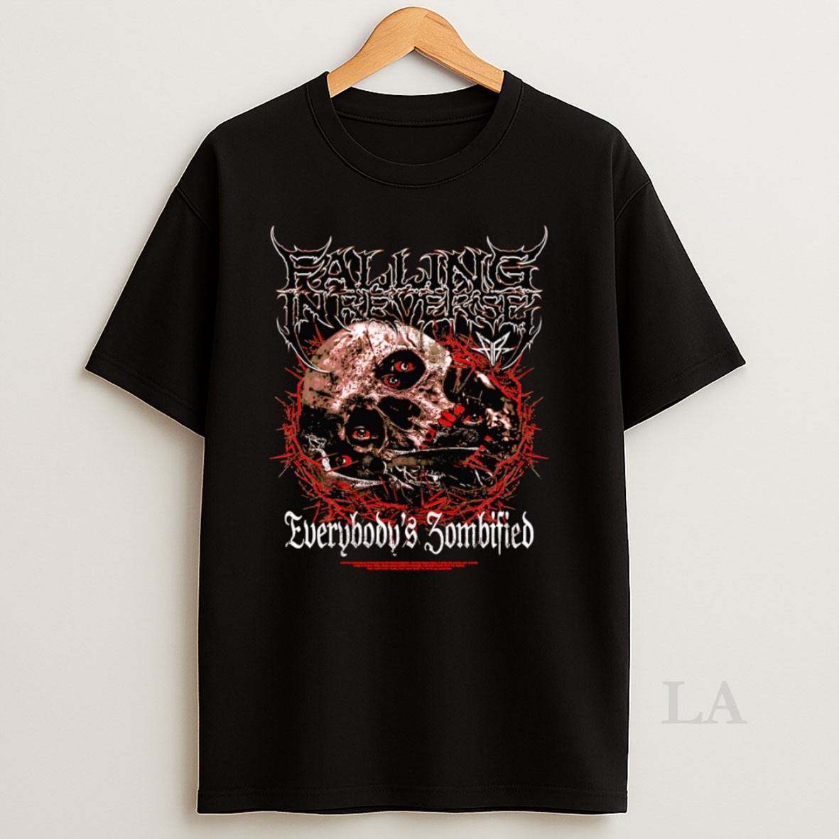 Original Everybodys Zombified Falling In Reverse Shirt