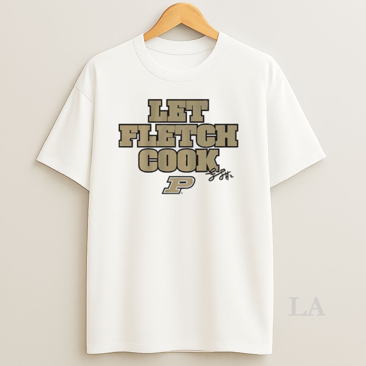 Original Fletcher Loyer Let Fletch Cook Purdue Boilermakers Signature Shirt