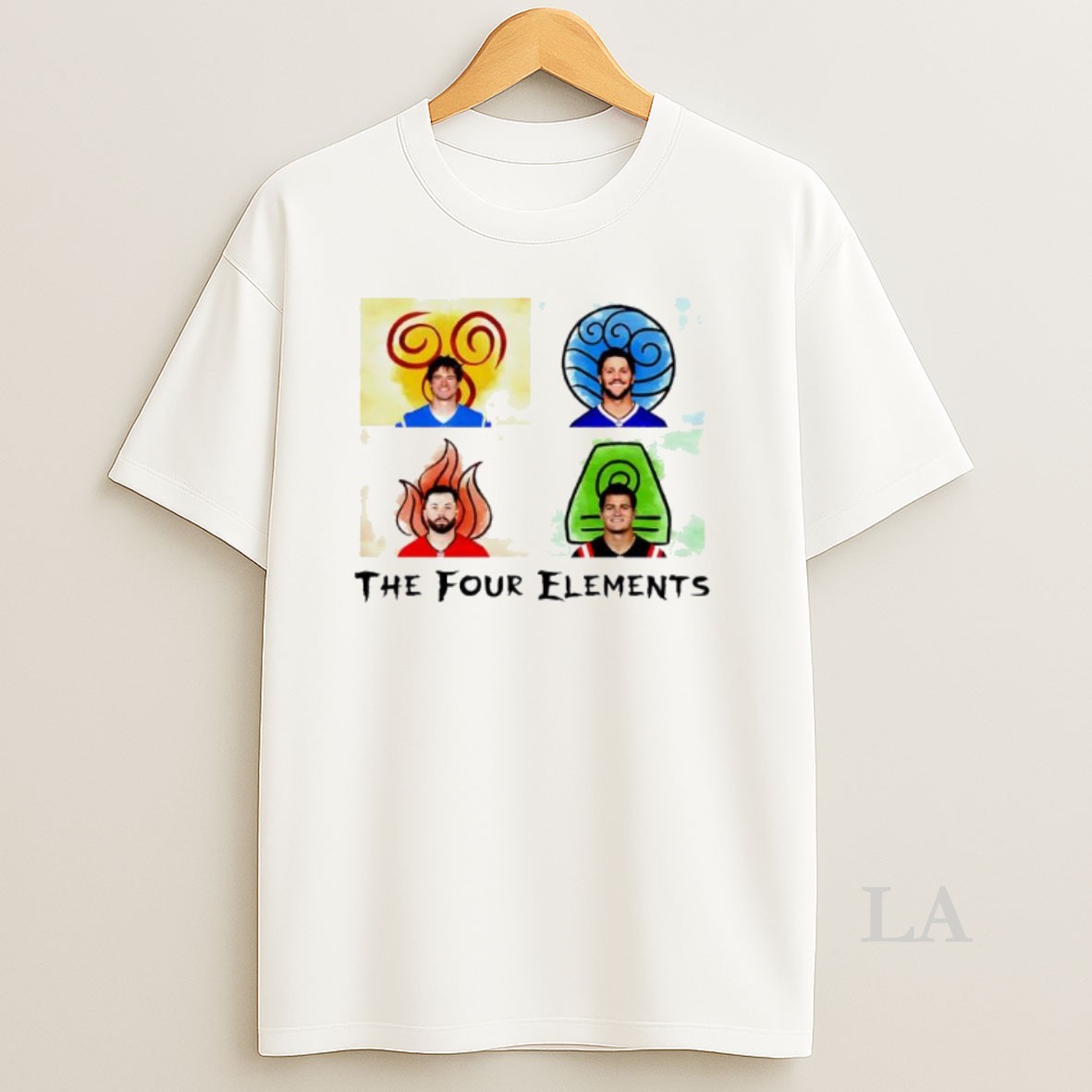 Original Four Quarterbacks Elements New England Patriots Shirt