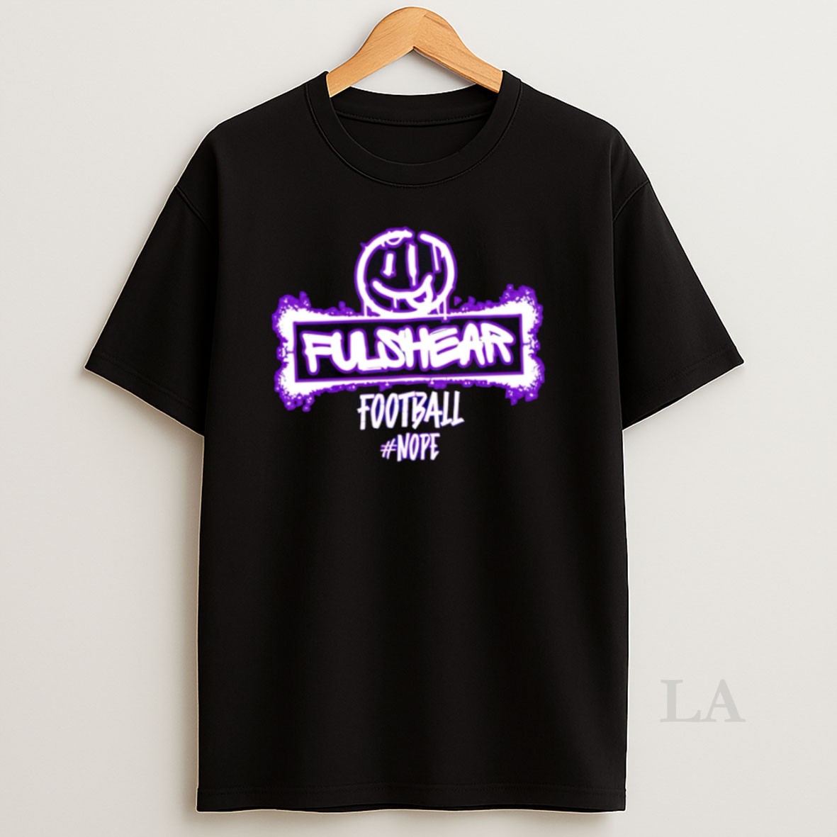 Original Fulshear Football Hashtag Nope Neon Shirt