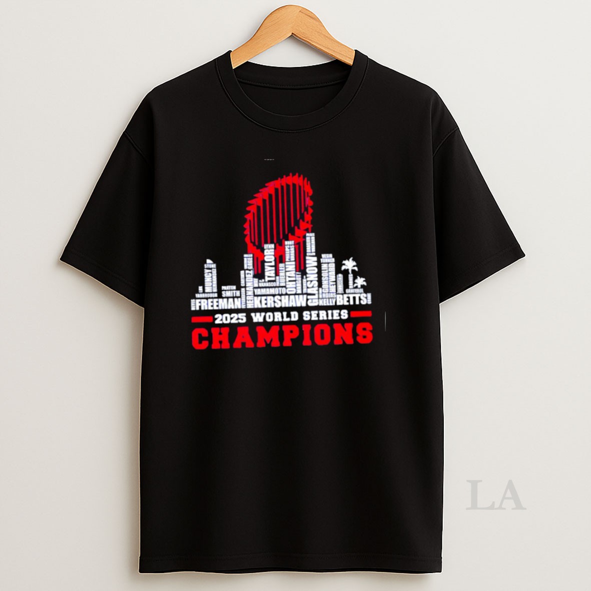 Original Funny Dodgers 2025 World Series Champions All Team Player Shirt
