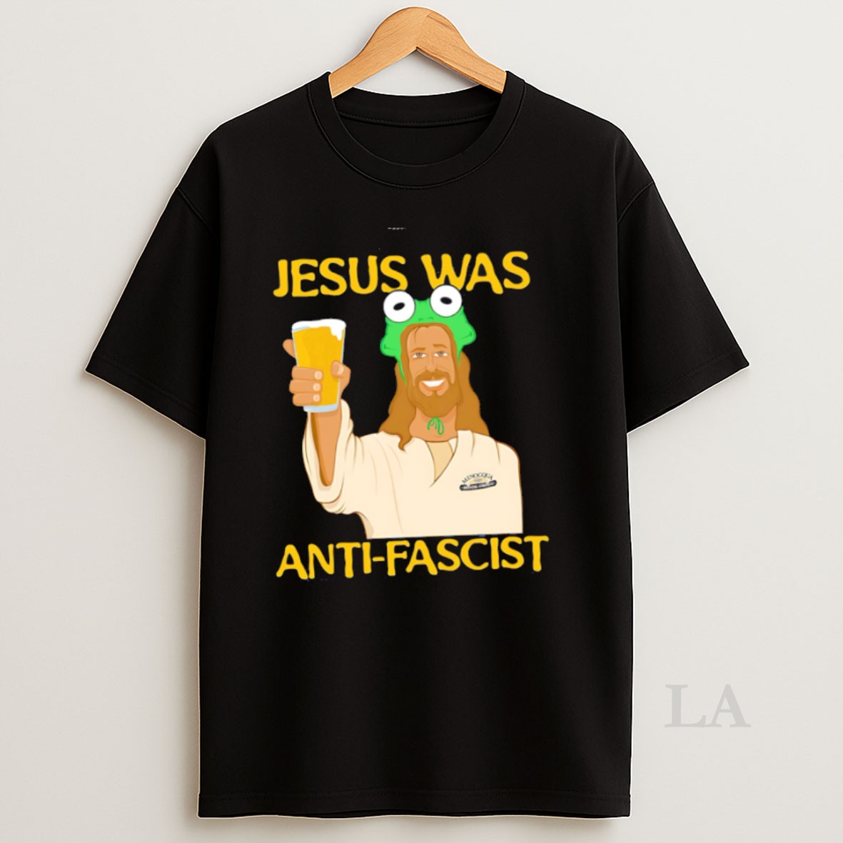 Original Funny Jesus Was Anti Fascist Meme Shirt