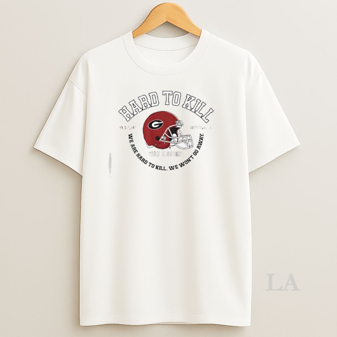 Original Georgia Bulldogs Football Hard To Kill Helmet Shirt