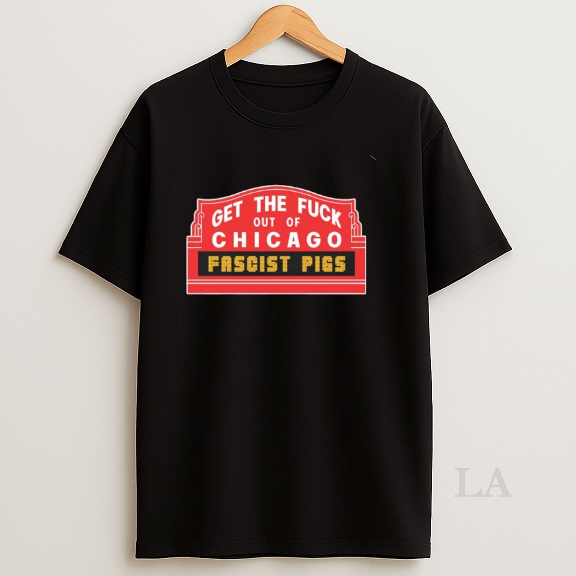 Original Get The Fuck Out Of Chicago Fascist Pigs Shirt