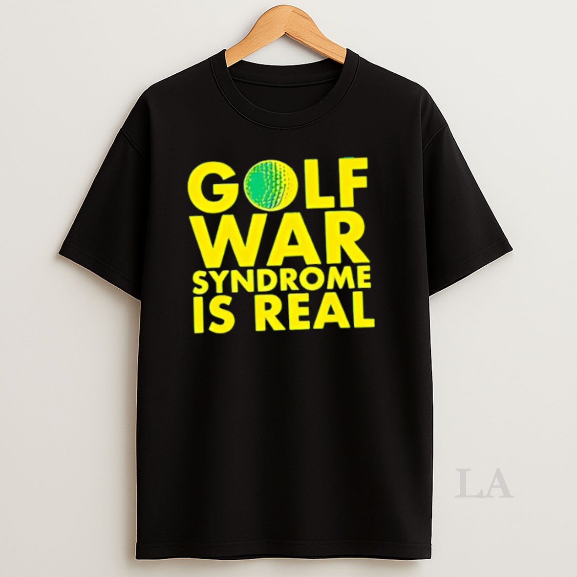 Original Golf War Syndrome Is Real Gold Shirt